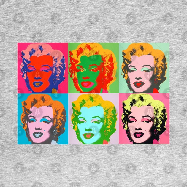 Marilyn Pop Art by Scar